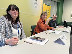 Pressekonferenz zum "Bezahlkarte"-Zwischenfazit